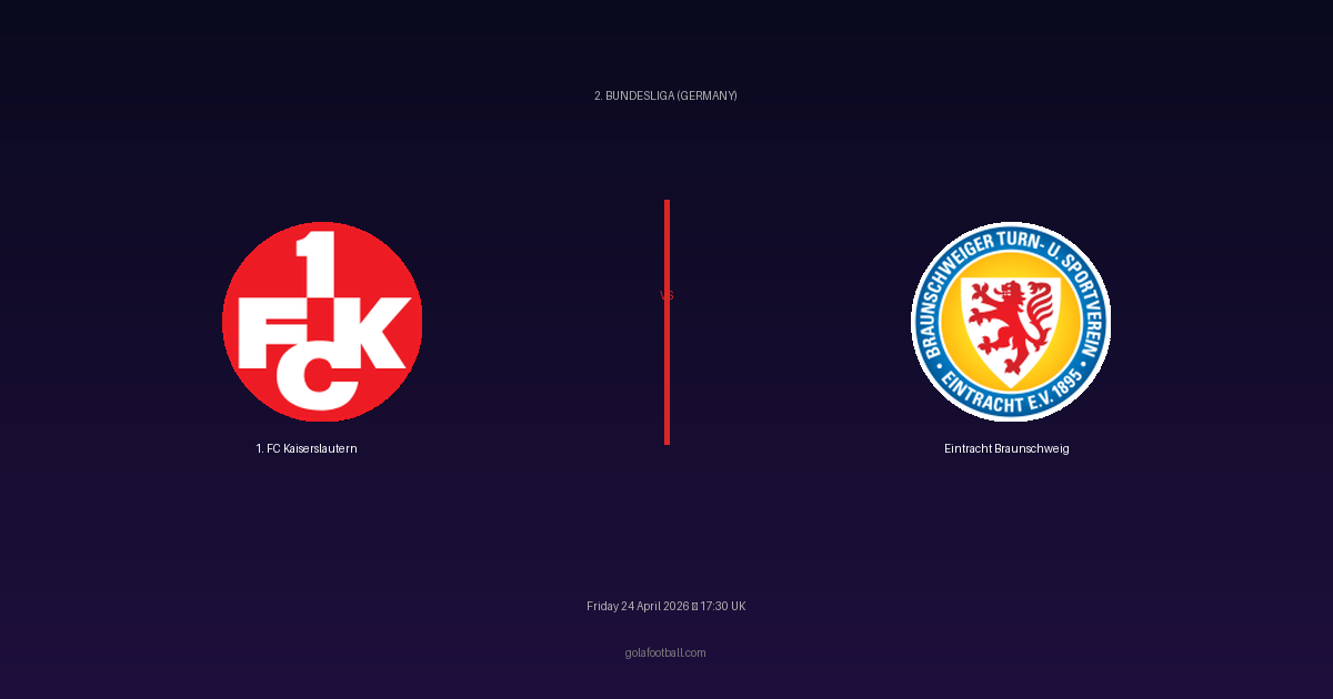Match Preview: 1. FC Kaiserslautern vs Eintracht Braunschweig - prediction, team news, live stream