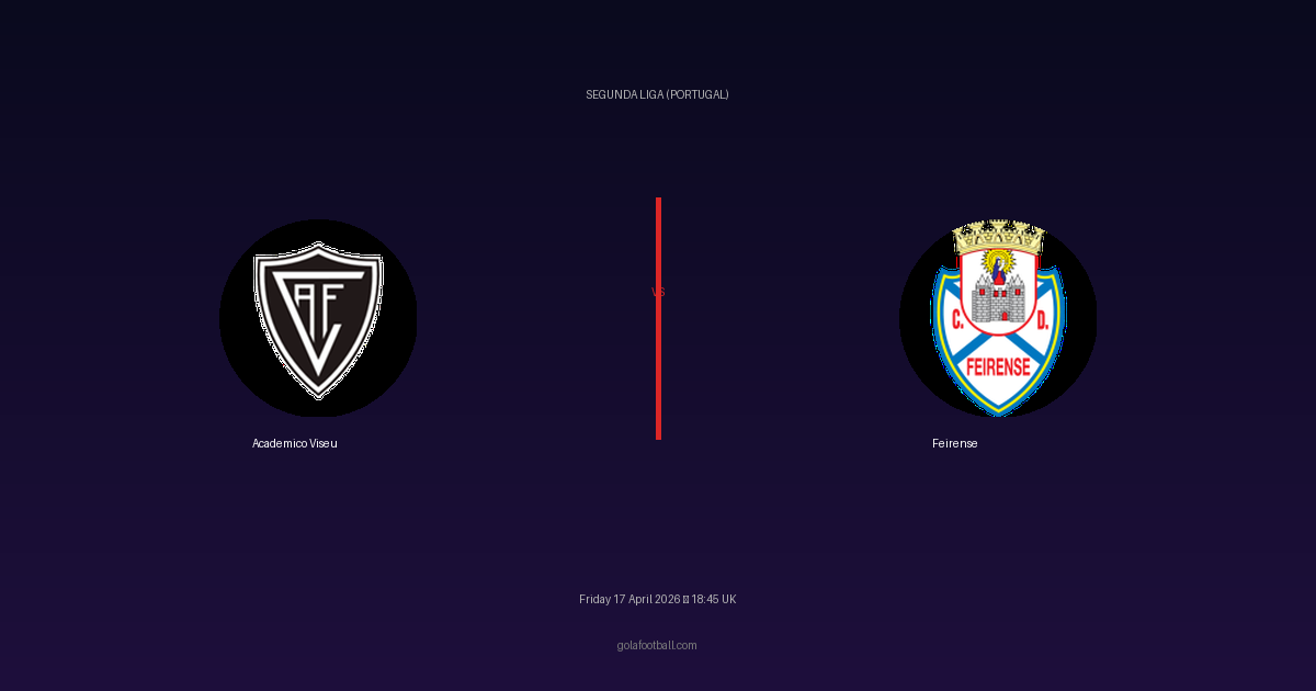 Match Preview: Academico Viseu vs Feirense - prediction, team news, live stream
