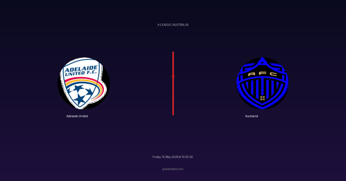 Match Preview: Adelaide United vs Auckland - prediction, team news, live stream