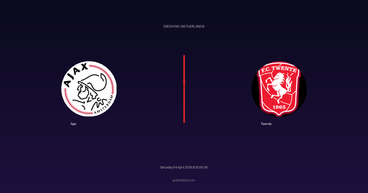 Match Preview: Ajax vs Twente - prediction, team news, live stream