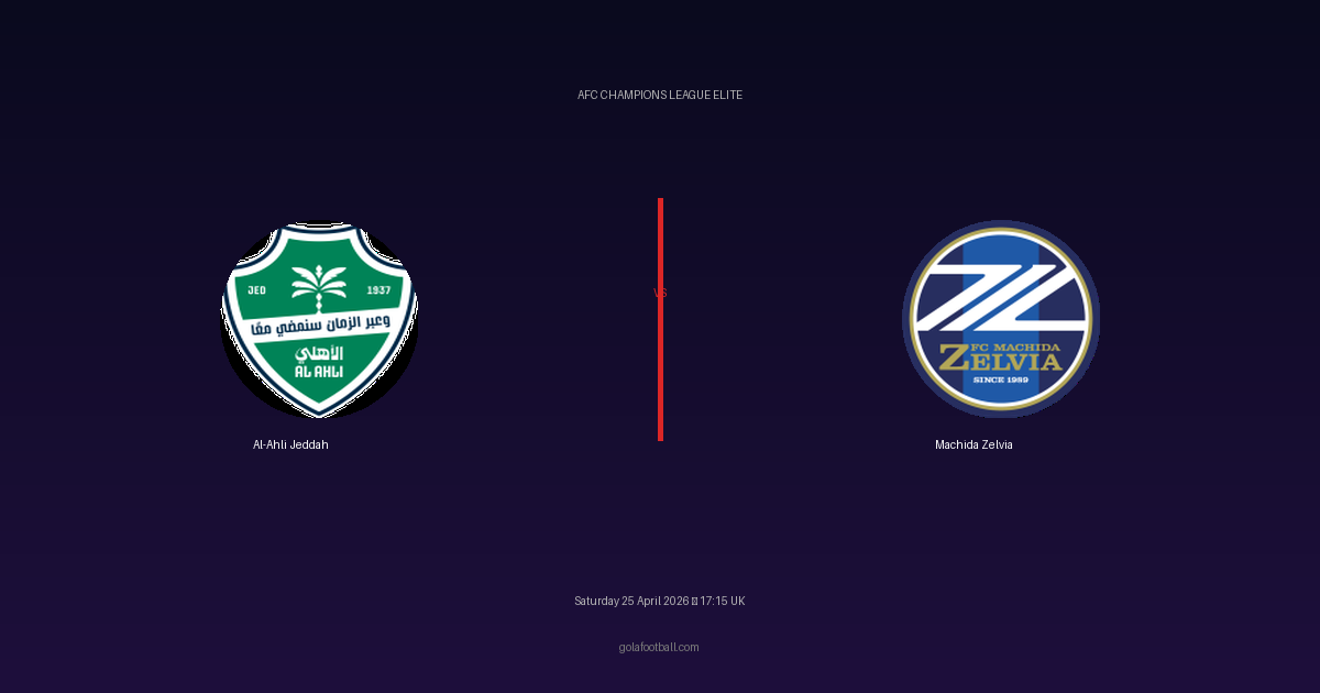 Match Preview: Al-Ahli Jeddah vs Machida Zelvia - prediction, team news, live stream