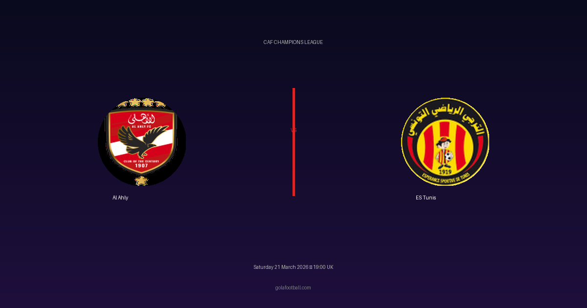 Match Preview: Al Ahly vs ES Tunis - prediction, team news, live stream