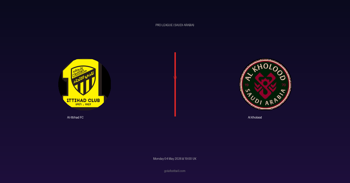 Match Preview: Al-Ittihad FC vs Al Kholood - prediction, team news, live stream