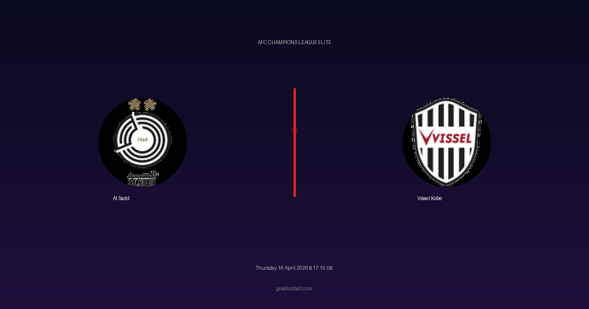 Match Preview: Al Sadd vs Vissel Kobe - prediction, team news, live stream