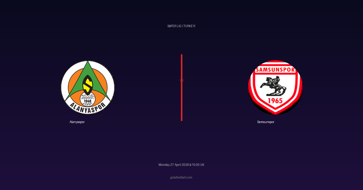 Match Preview: Alanyaspor vs Samsunspor - prediction, team news, live stream