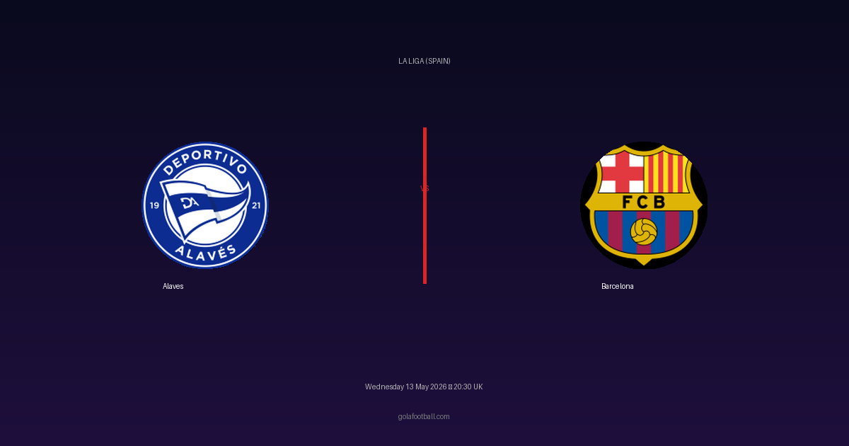Match Preview: Alaves vs Barcelona - prediction, team news, live stream