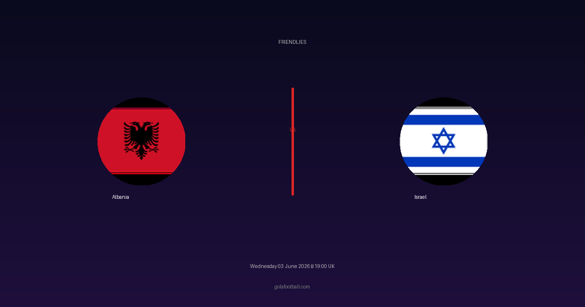 Match Preview: Albania vs Israel - prediction, team news, live stream