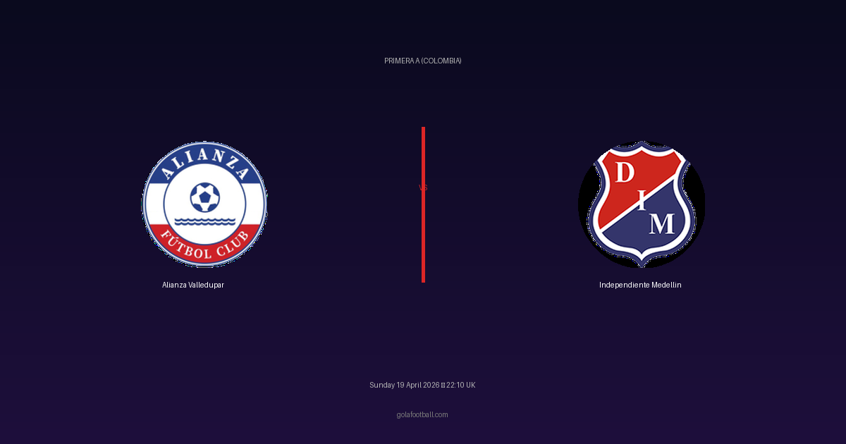 Match Preview: Alianza Valledupar vs Independiente Medellin - prediction, team news, live stream