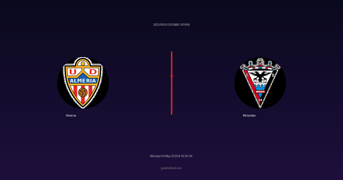 Match Preview: Almeria vs Mirandes - prediction, team news, live stream