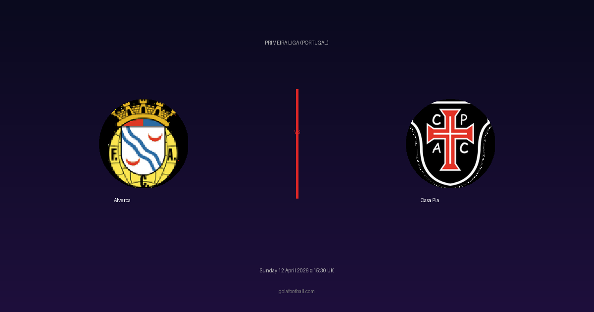 Match Preview: Alverca vs Casa Pia - prediction, team news, live stream