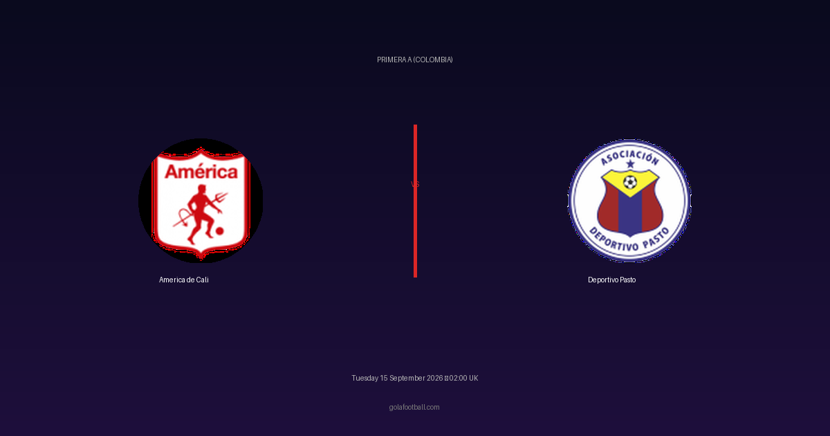 Match Preview: America de Cali vs Deportivo Pasto – Primera A (Colombia)