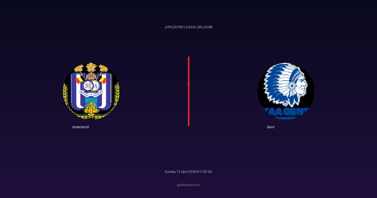 Match Preview: Anderlecht vs Gent - prediction, team news, live stream