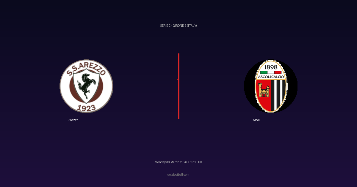 Match Preview: Arezzo vs Ascoli - prediction, team news, live stream