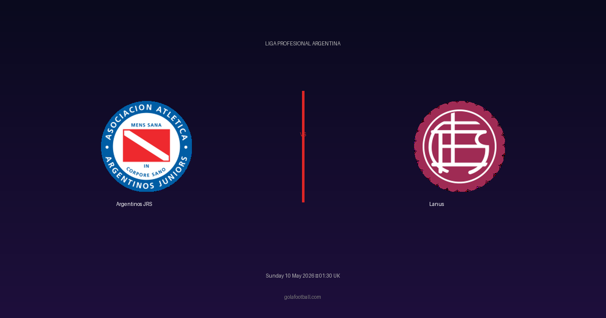 Match Preview: Argentinos JRS vs Lanus - prediction, team news, live stream