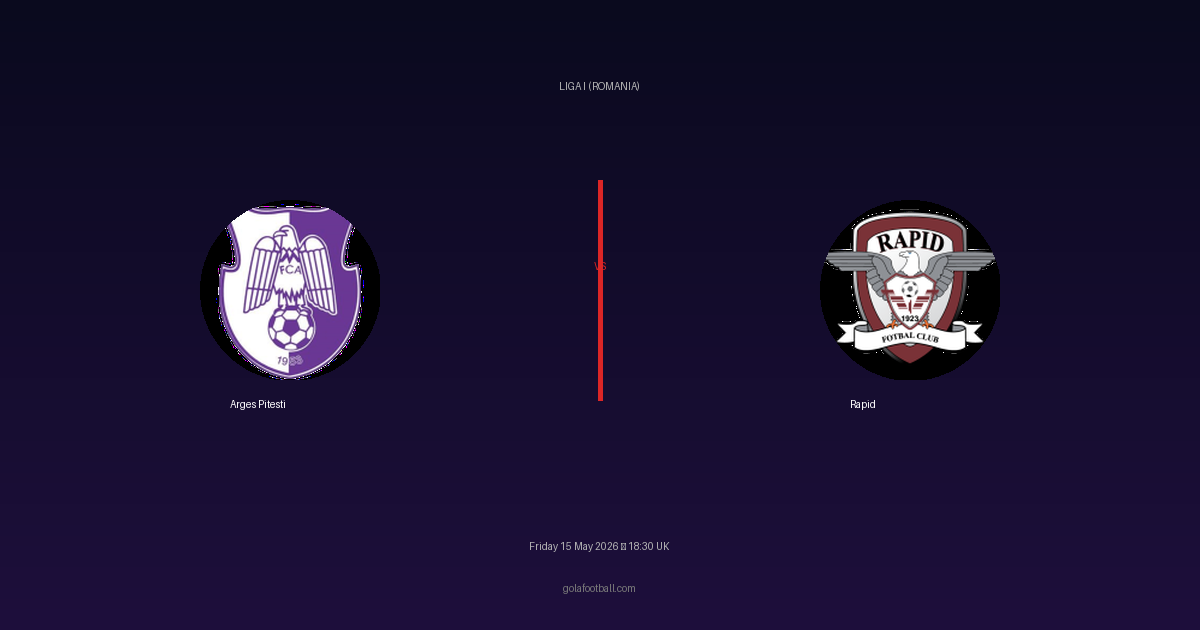 Match Preview: Arges Pitesti vs Rapid - prediction, team news, live stream