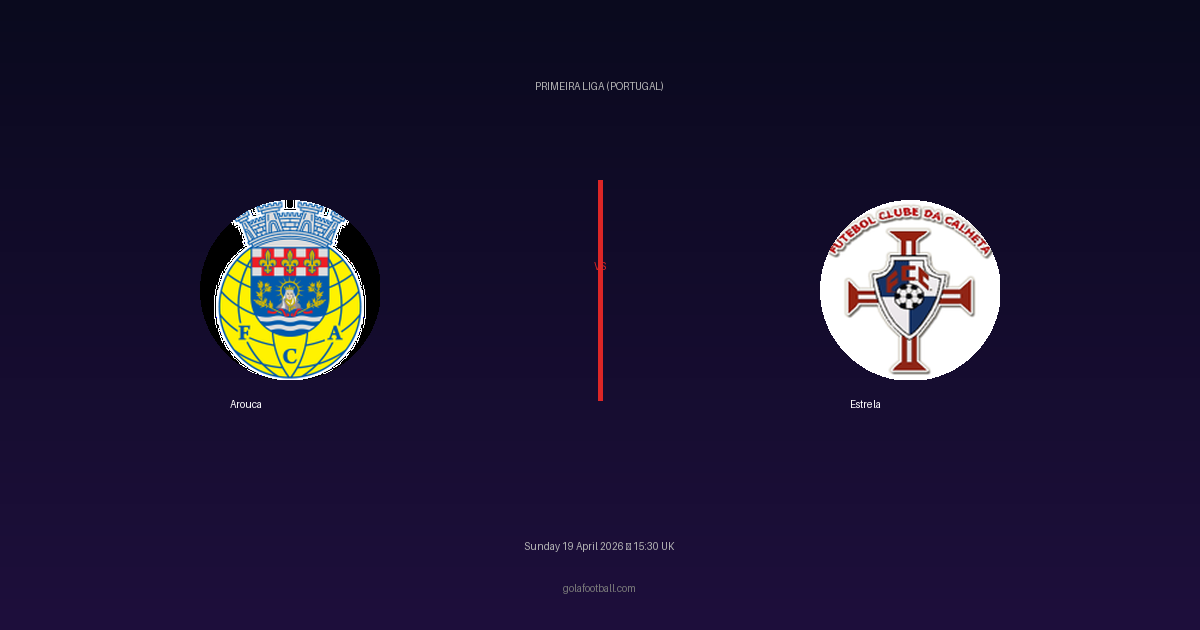 Match Preview: Arouca vs Estrela - prediction, team news, live stream