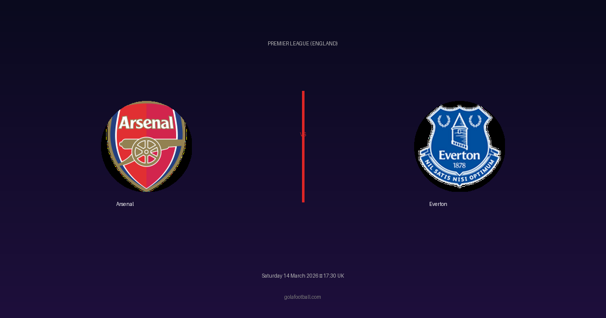Match Preview: Arsenal vs Everton - prediction, team news, live stream