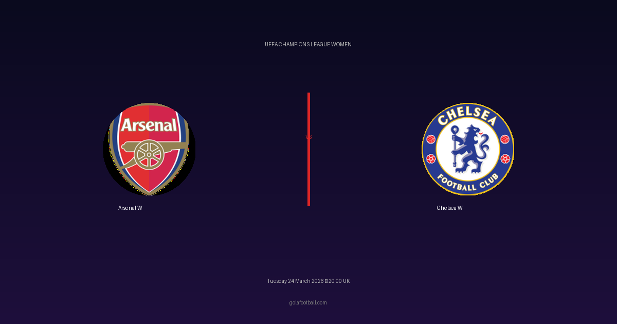 Match Preview: Arsenal W vs Chelsea W - prediction, team news, live stream