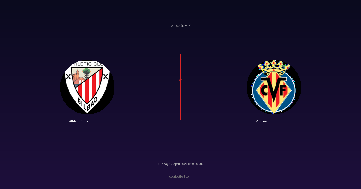 Match Preview: Athletic Club vs Villarreal - prediction, team news, live stream