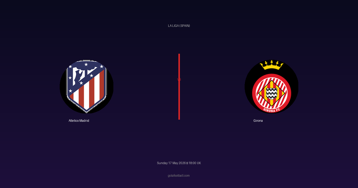 Match Preview: Atletico Madrid vs Girona - prediction, team news, live stream
