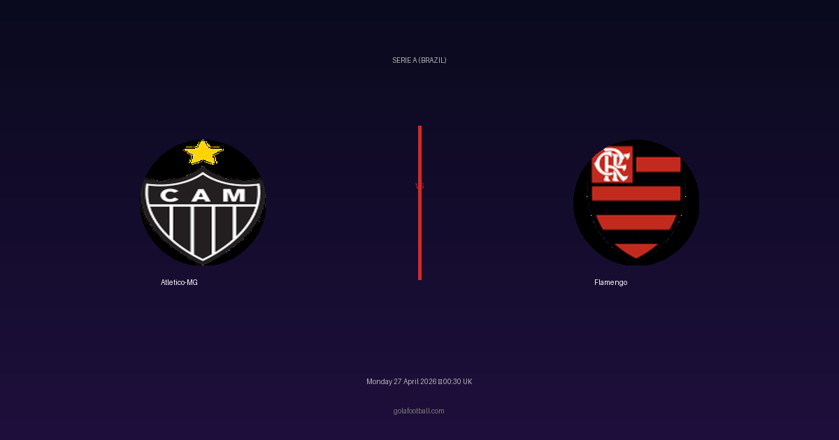 Match Preview: Atletico-MG vs Flamengo - prediction, team news, live stream