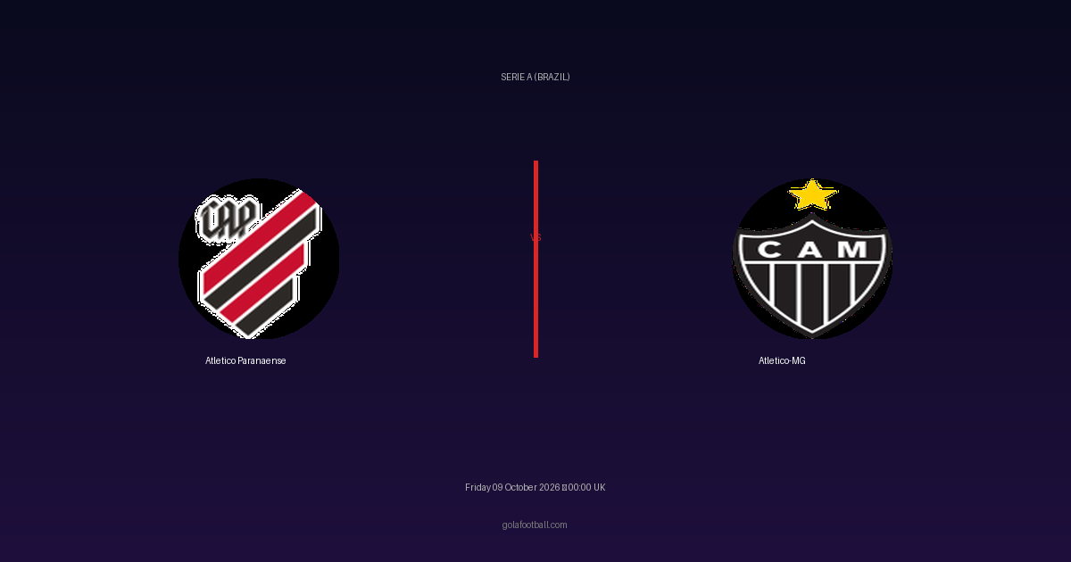 Match Preview: Atletico Paranaense vs Atletico-MG – Serie A (Brazil)