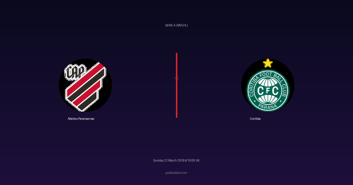 Match Preview: Atletico Paranaense vs Coritiba - prediction, team news, live stream