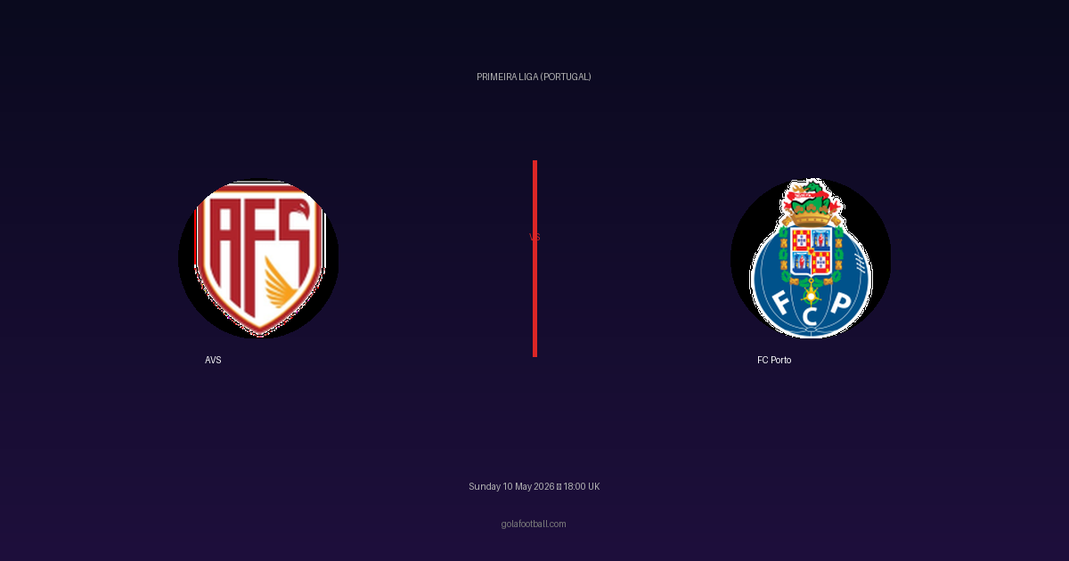 Match Preview: AVS vs FC Porto - prediction, team news, live stream