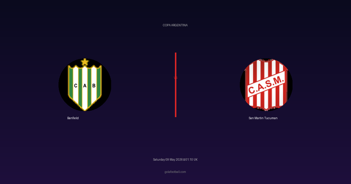 Match Preview: Banfield vs San Martin Tucuman - prediction, team news, live stream