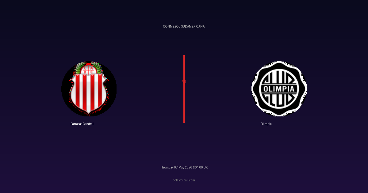 Match Preview: Barracas Central vs Olimpia - prediction, team news, live stream