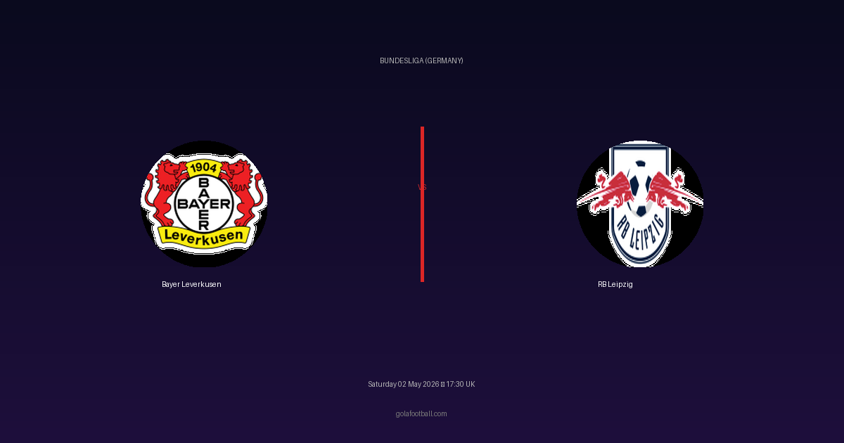 Match Preview: Bayer Leverkusen vs RB Leipzig - prediction, team news, live stream