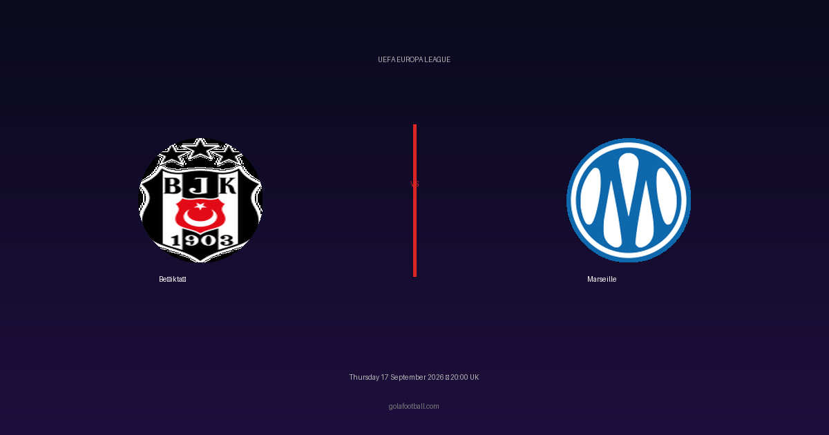 Match Preview: Beşiktaş vs Marseille – UEFA Europa League