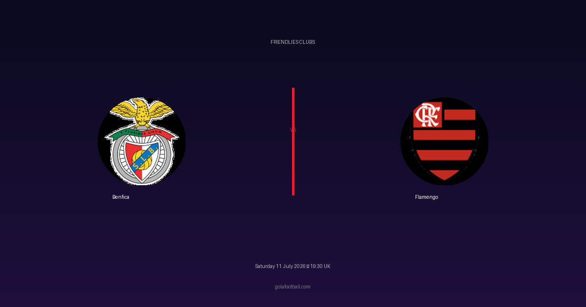 Match Preview: Benfica vs Flamengo – Friendlies Clubs