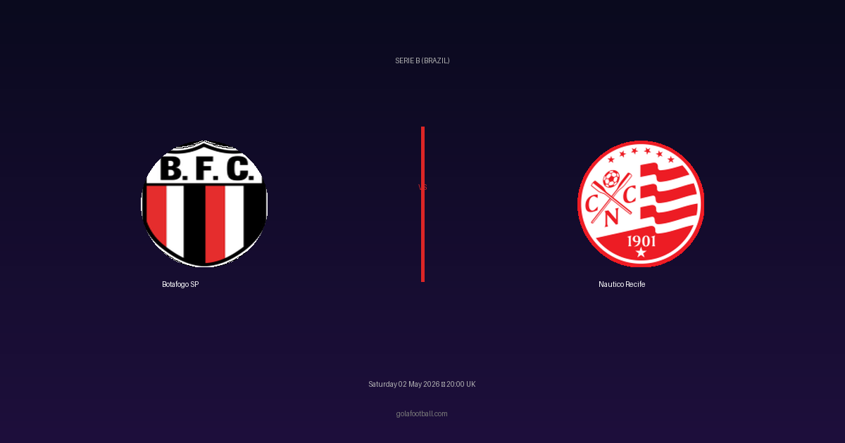 Match Preview: Botafogo SP vs Nautico Recife - prediction, team news, live stream