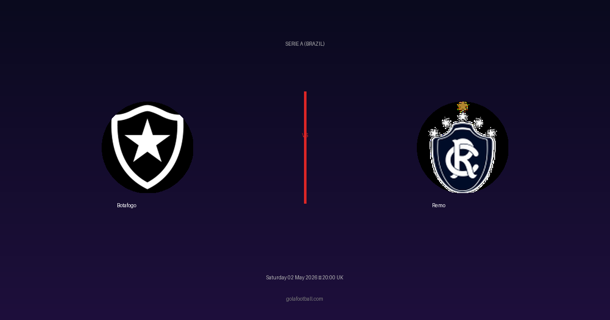 Match Preview: Botafogo vs Remo - prediction, team news, live stream