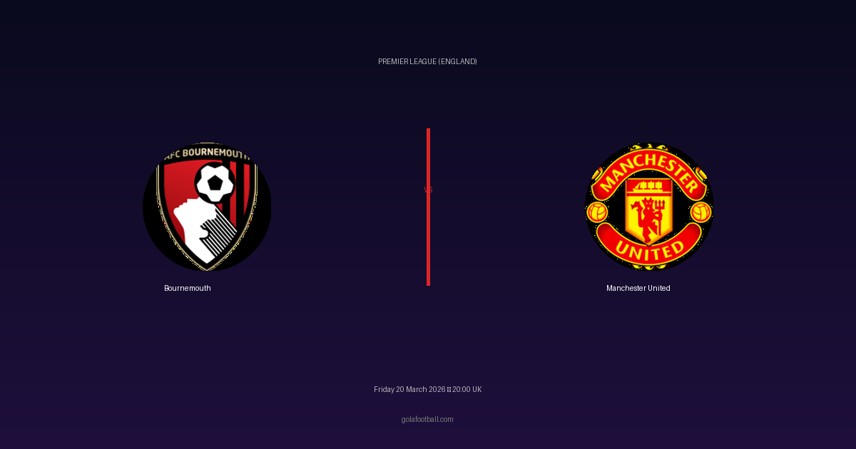Match Preview: Bournemouth vs Manchester United - prediction, team news, live stream