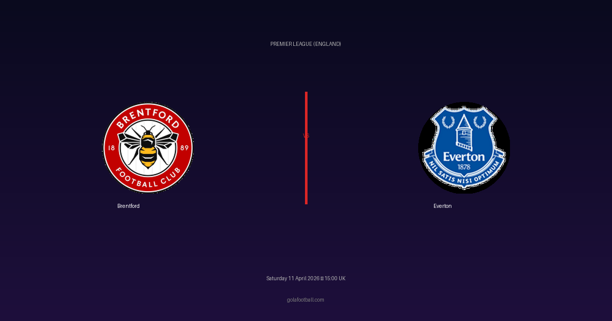 Match Preview: Brentford vs Everton - prediction, team news, live stream