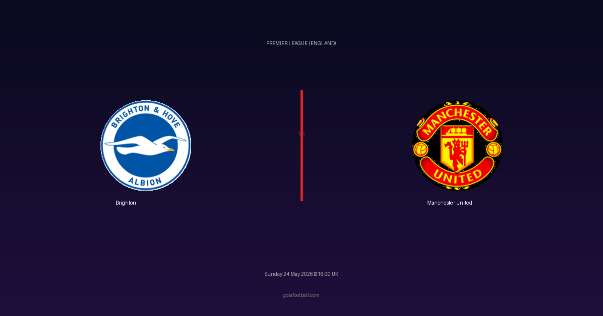 Match Preview: Brighton vs Manchester United - prediction, team news, live stream