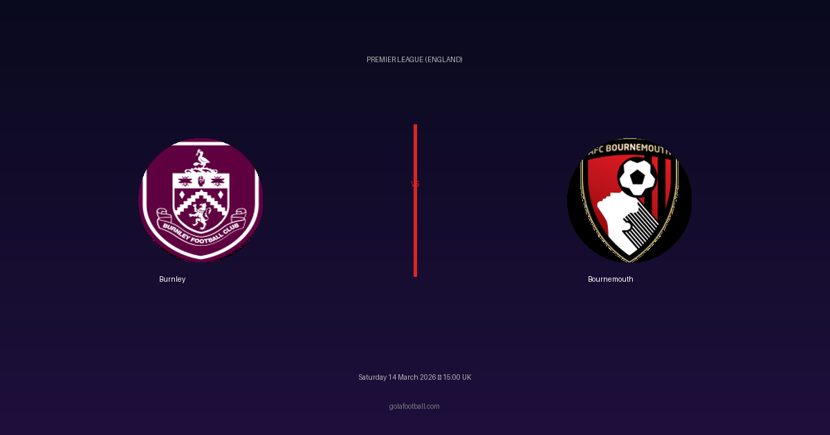 Match Preview: Burnley vs Bournemouth - prediction, team news, live stream