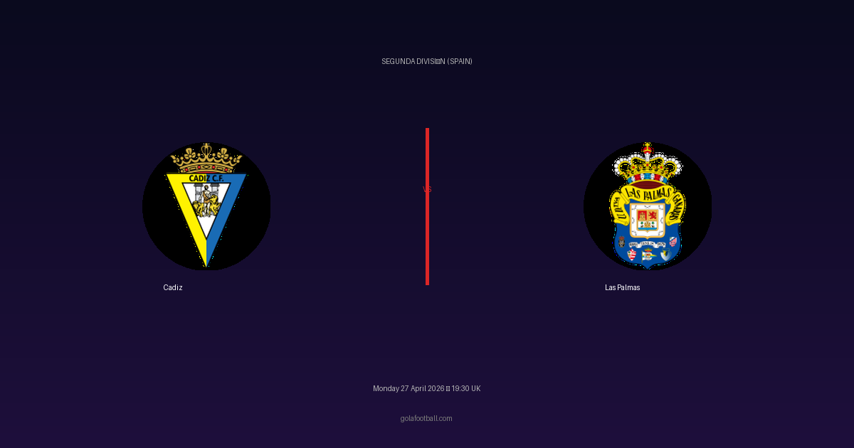 Match Preview: Cadiz vs Las Palmas - prediction, team news, live stream