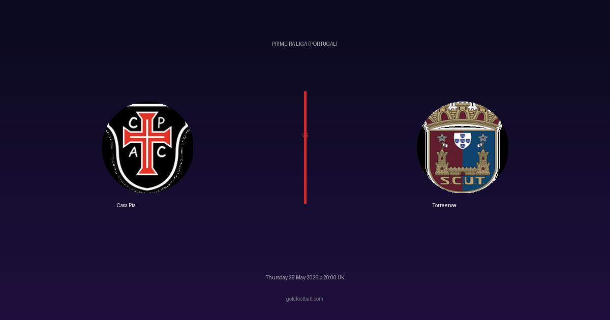 Match Preview: Casa Pia vs Torreense - prediction, team news, live stream