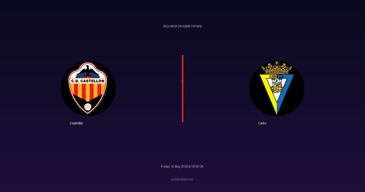 Match Preview: Castellón vs Cadiz - prediction, team news, live stream