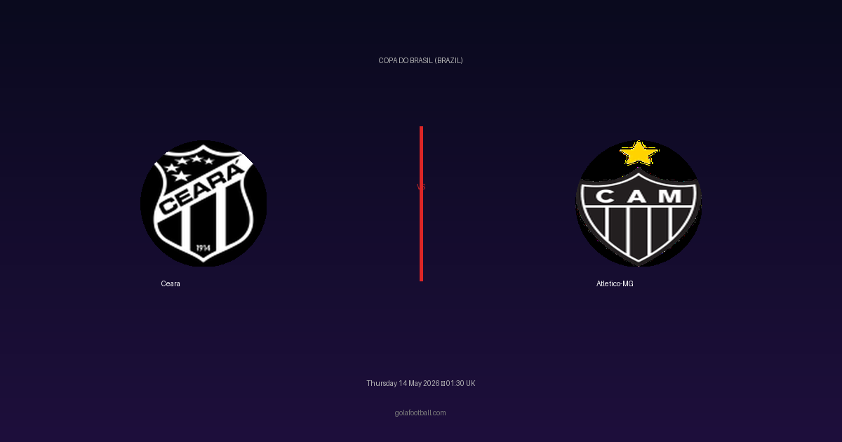 Match Preview: Ceara vs Atletico-MG - prediction, team news, live stream