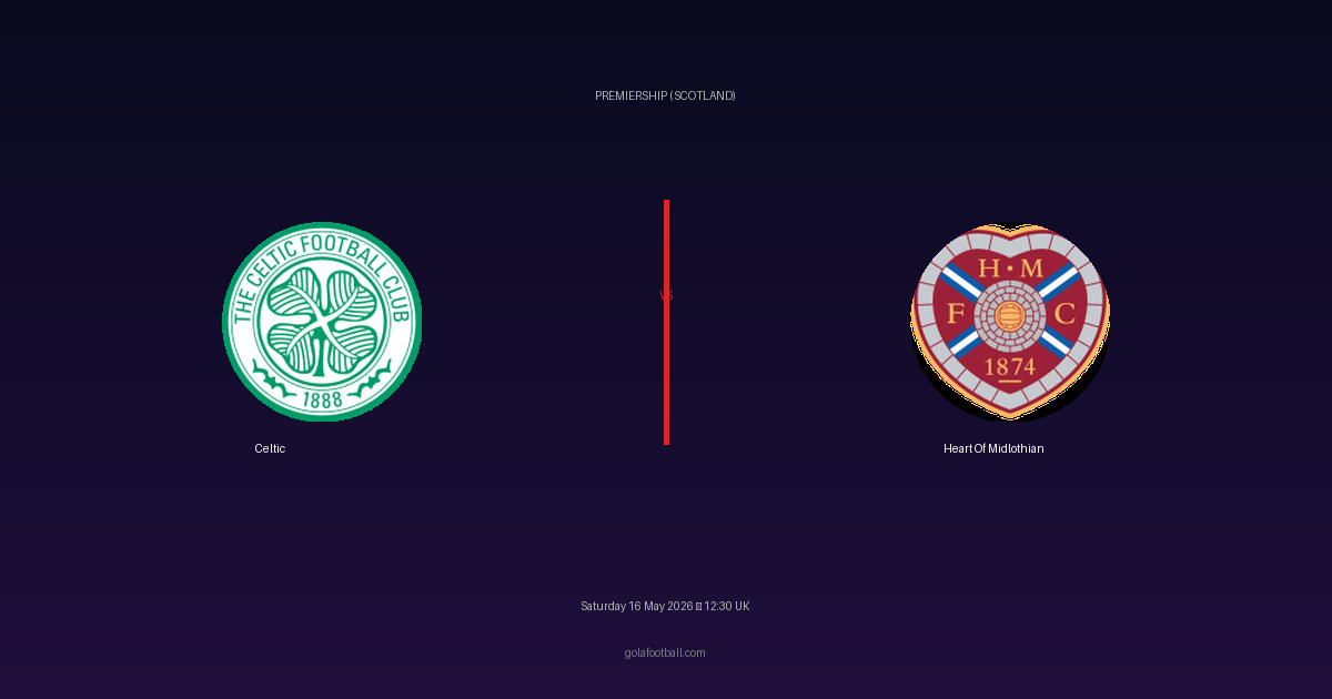 Match Preview: Celtic vs Heart Of Midlothian - prediction, team news, live stream