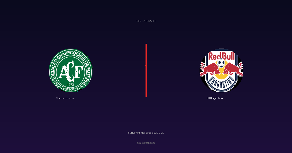 Match Preview: Chapecoense-sc vs RB Bragantino - prediction, team news, live stream