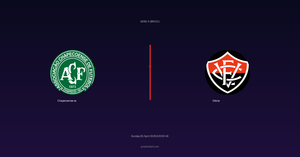 Match Preview: Chapecoense-sc vs Vitoria - prediction, team news, live stream