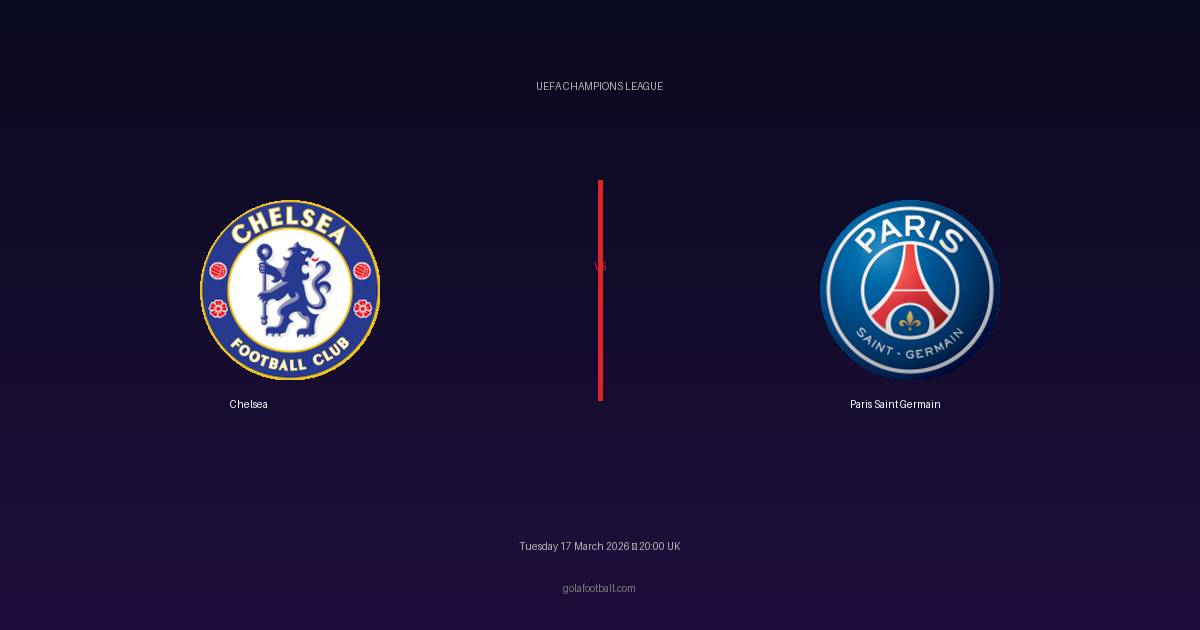 Match Preview: Chelsea vs Paris Saint Germain - prediction, team news, live stream