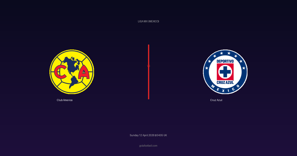 Match Preview: Club America vs Cruz Azul - prediction, team news, live stream