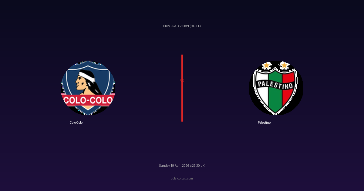 Match Preview: Colo Colo vs Palestino - prediction, team news, live stream