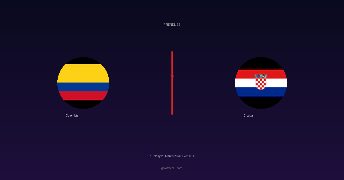 Match Preview: Colombia vs Croatia - prediction, team news, live stream